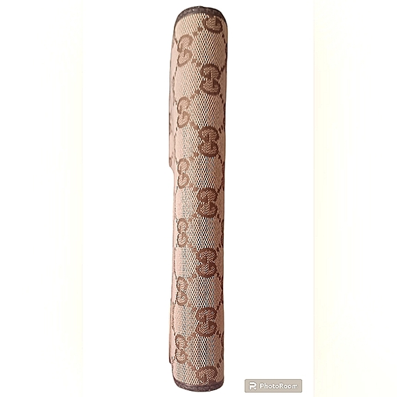 GUCCI GUCCISIMA AUTHENTIC SIGNATURE MONOGRAM CANVAS LEATHER WALLET  EUC - Picture 11 of 16